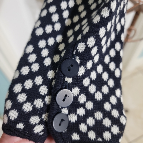 Talbots Petites Black and White Knit  Sweater Women's Size P - Picture 9 of 9